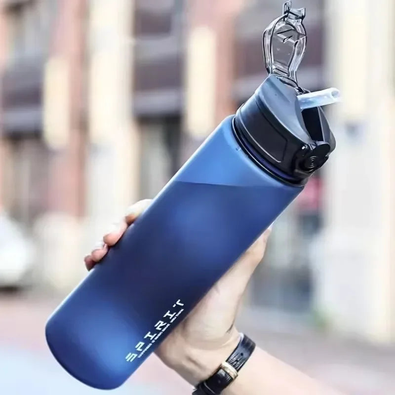 750ml Sports Water Bottle with Straw & Carrying Cord