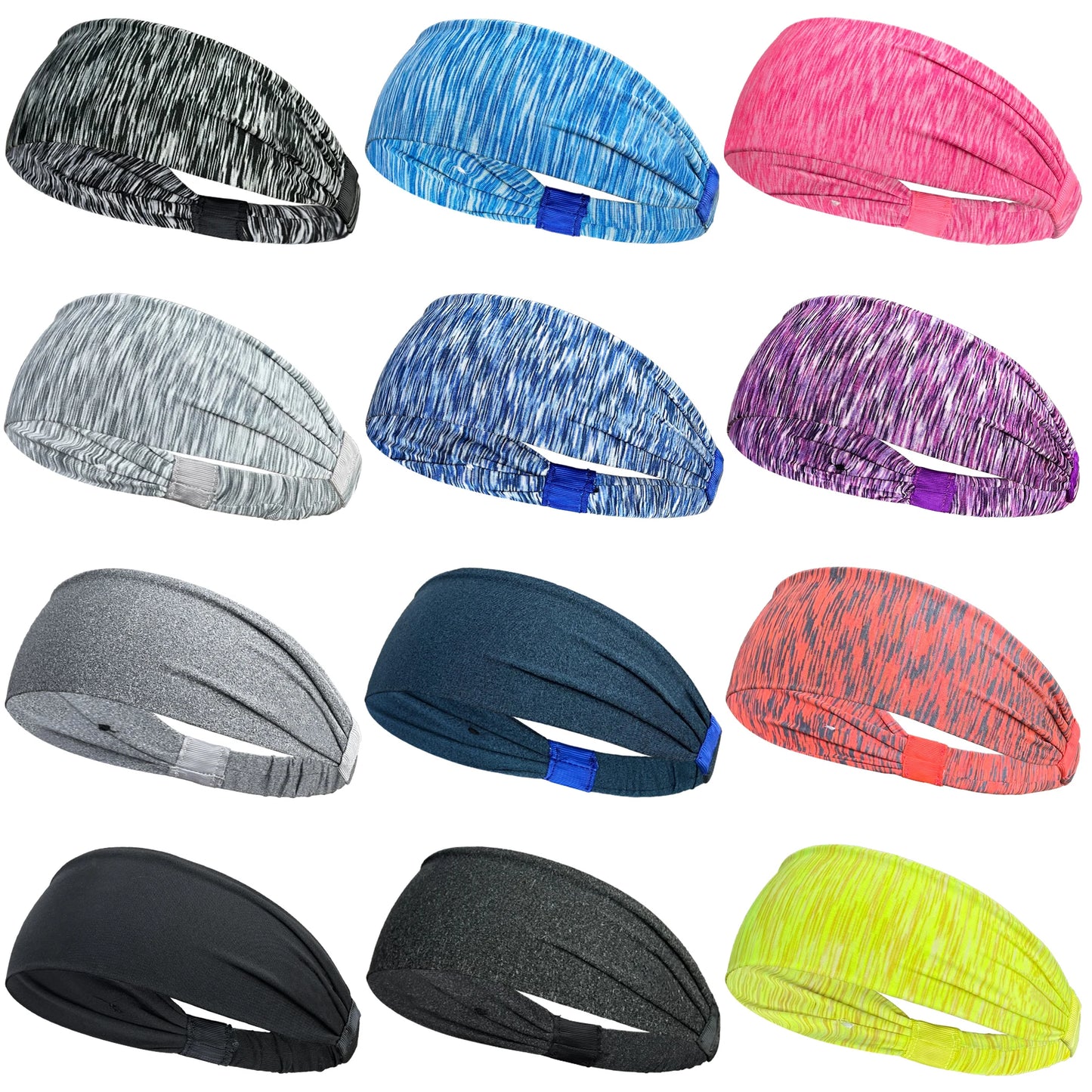 Elastic Running Headband - Soft Sweatband for Gym & Fitness
