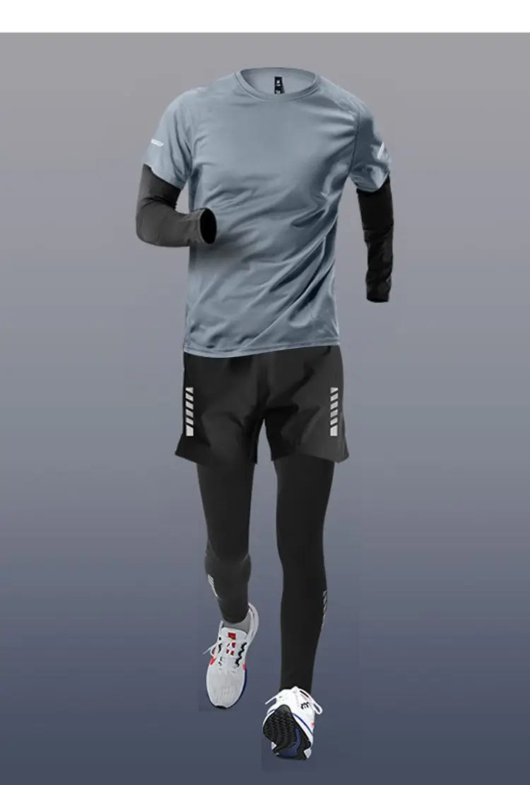 Men's Quick-Dry Running Tracksuit Set – 2 to 4 Piece Jogger Suit