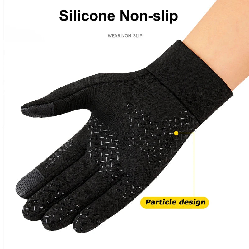 Winter Running Gloves - Touchscreen Windproof Thermal Gloves