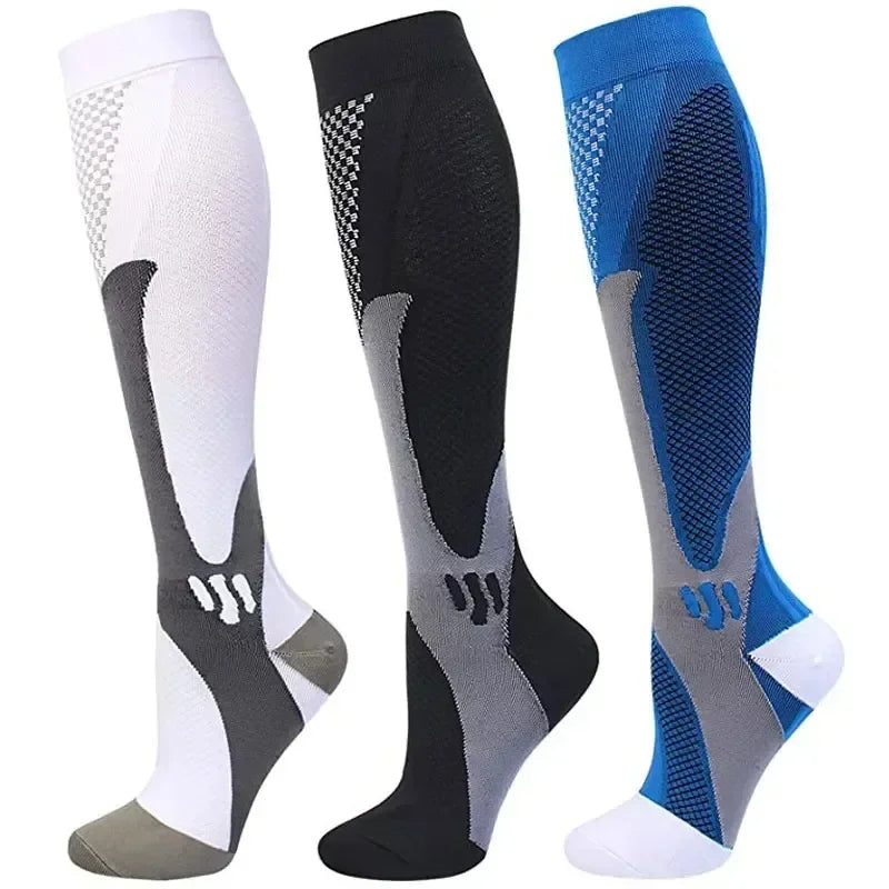 Medical Compression Socks - Athletic Support for Running, Travel & Cycling