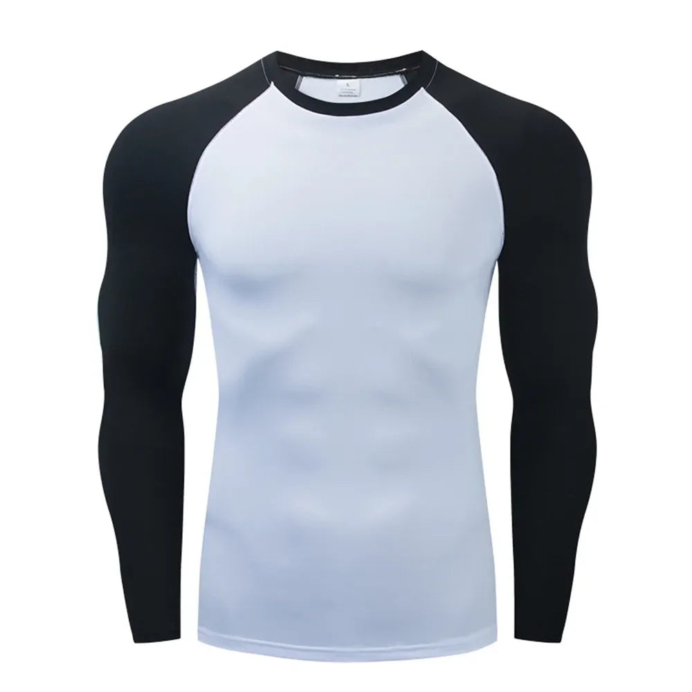 Men's Compression Base Layer Long Sleeve Running Top
