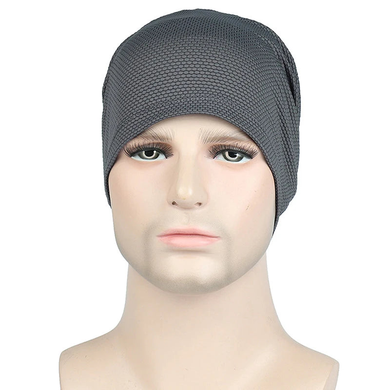 Men's Summer Running Hat - Quick-Dry Mesh Beanie
