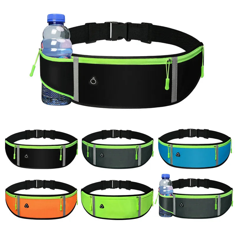 Running Belt Waist Bag - Water Resistant Phone Holder for Gym & Sports