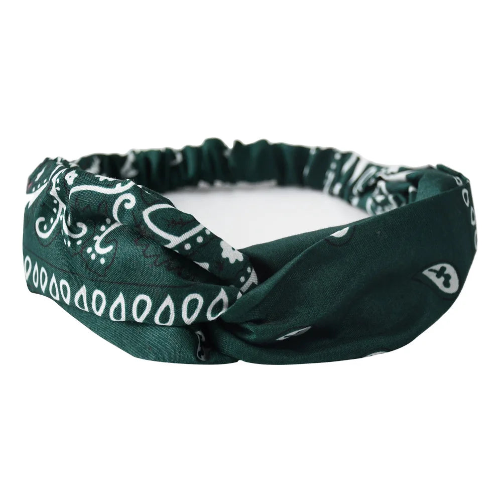 Knotted Running Headband - Sweat-Absorbing Sports Headband