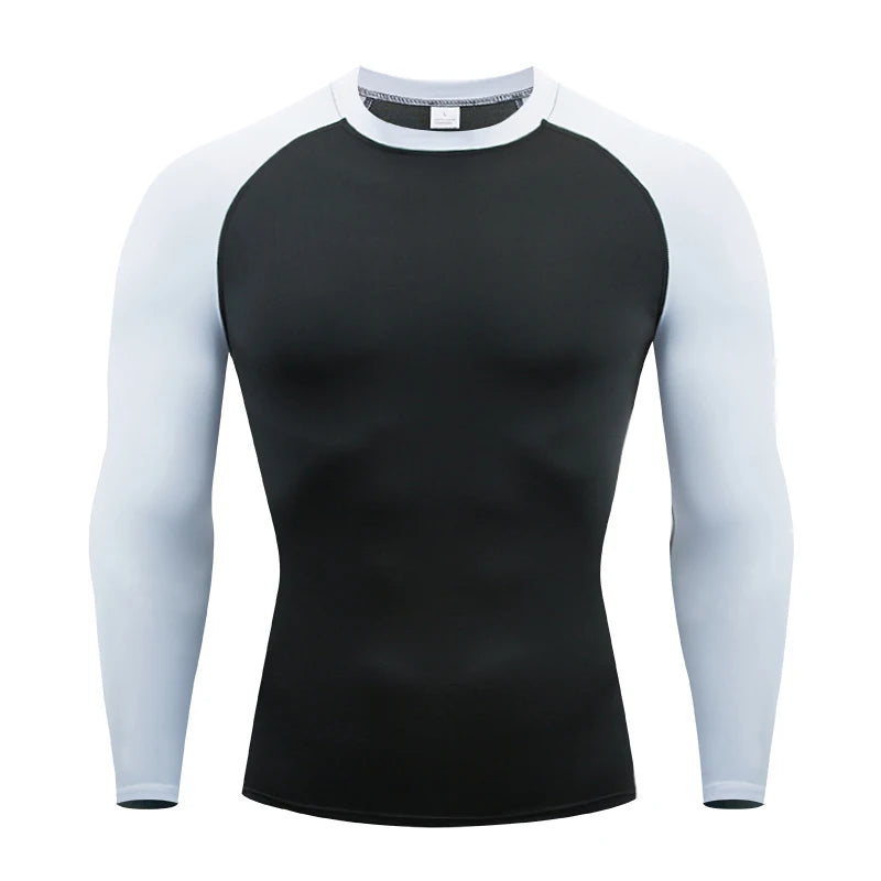 Men's Compression Base Layer Long Sleeve Running Top