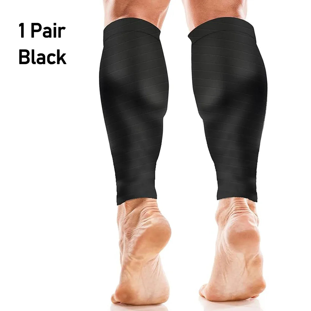 Calf Compression Sleeves - 20-30mmHg Footless Support for Running & Sports