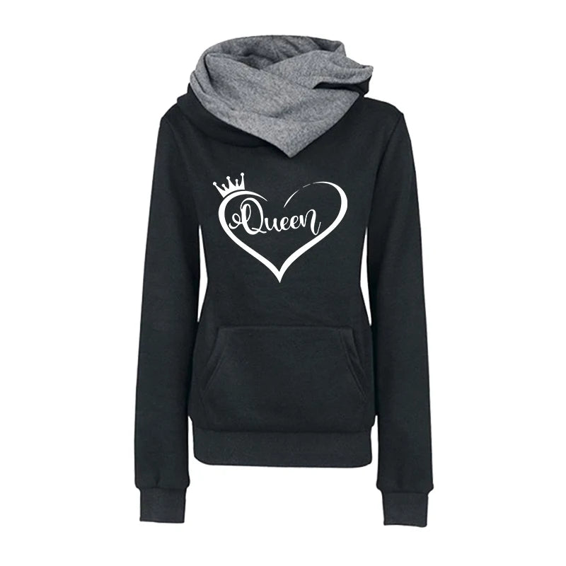 Women's Hooded Pullover Tracksuit – Full Length Casual Jogger Set