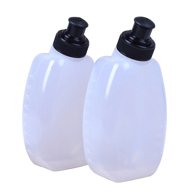  280ml handheld running water bottle with hand strap