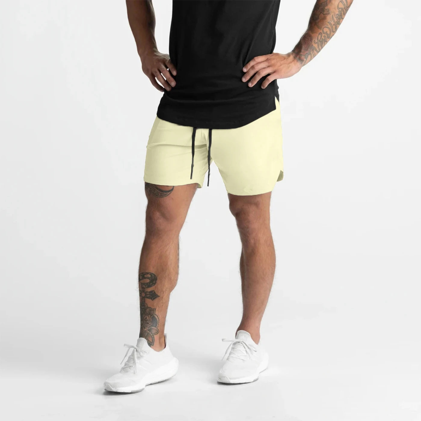 Men's Quick-Dry Running Shorts - Lightweight Woven Sports Shorts