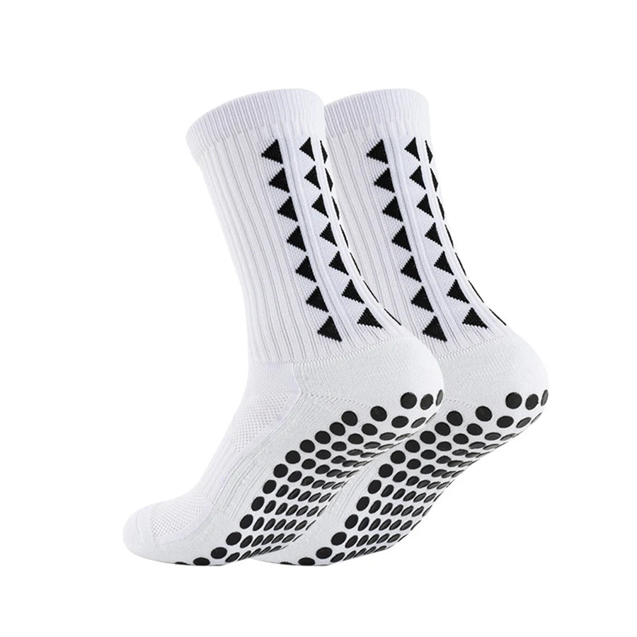 Men's & Women's Grip Socks 6-Pack - Non-Slip Athletic Socks for Running & Sports
