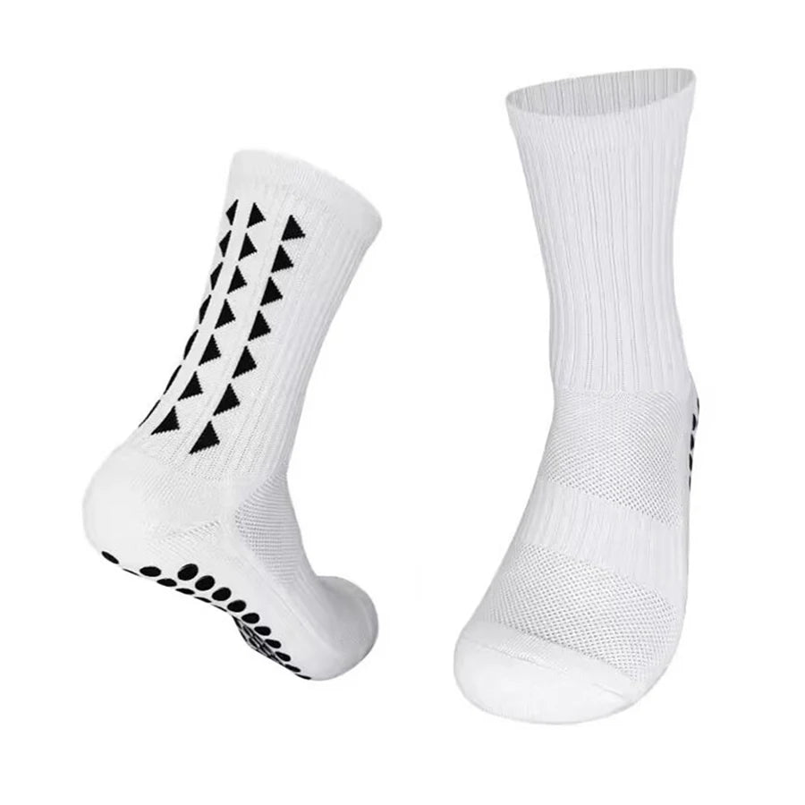 Men's & Women's Grip Socks 6-Pack - Non-Slip Athletic Socks for Running & Sports