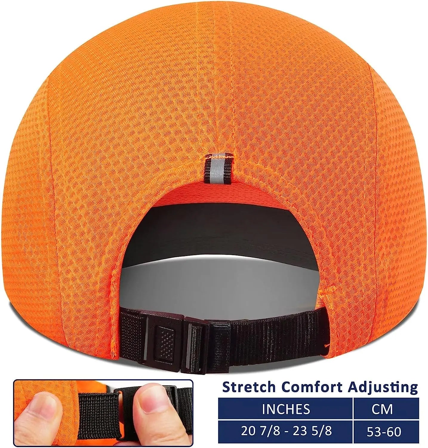 Women's Lightweight Running Hat - Breathable Mesh Cap with Reflective Trim