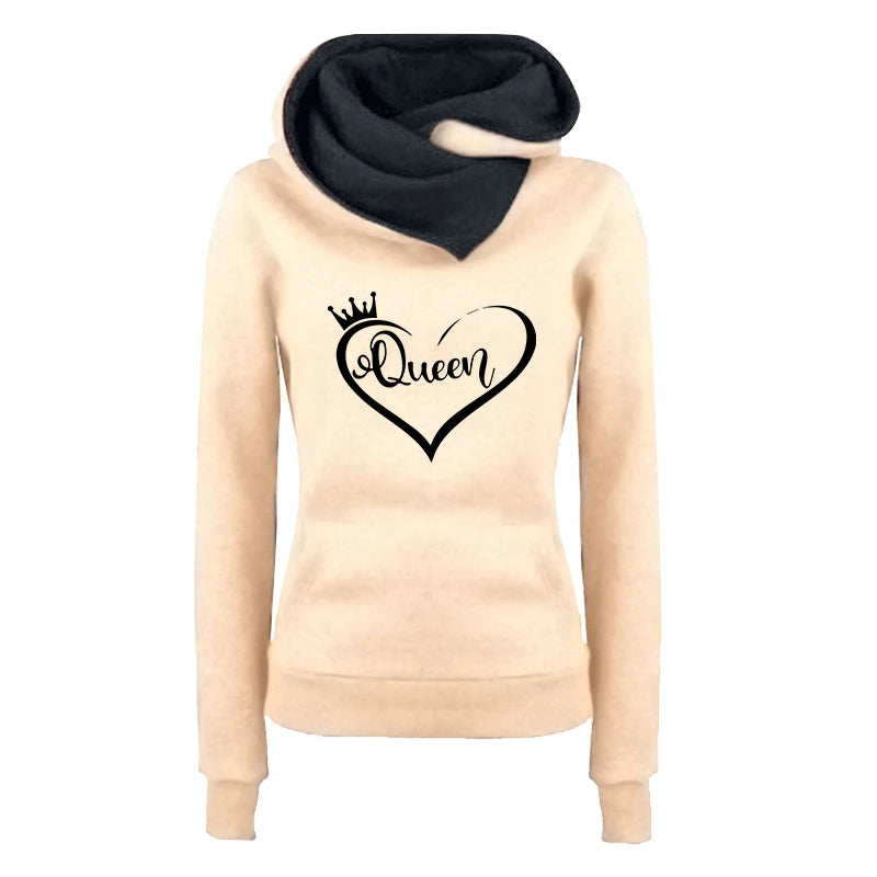 Women's Hooded Pullover Tracksuit – Full Length Casual Jogger Set