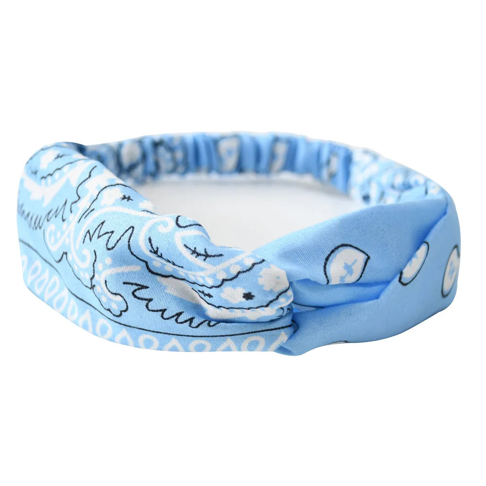 Knotted Running Headband - Sweat-Absorbing Sports Headband