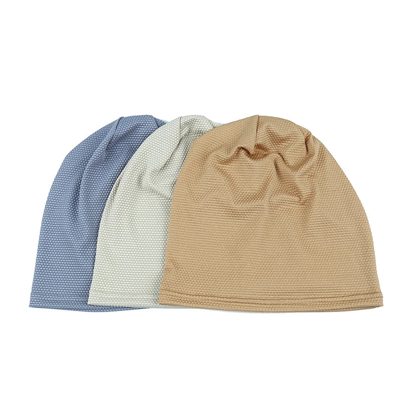 Men's Summer Running Hat - Quick-Dry Mesh Beanie