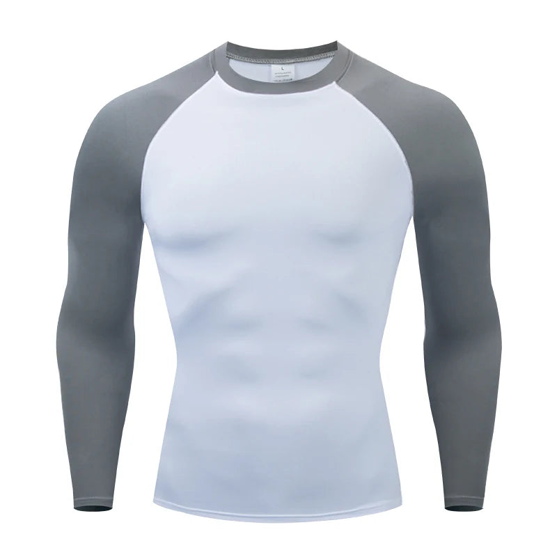 Men's Compression Base Layer Long Sleeve Running Top