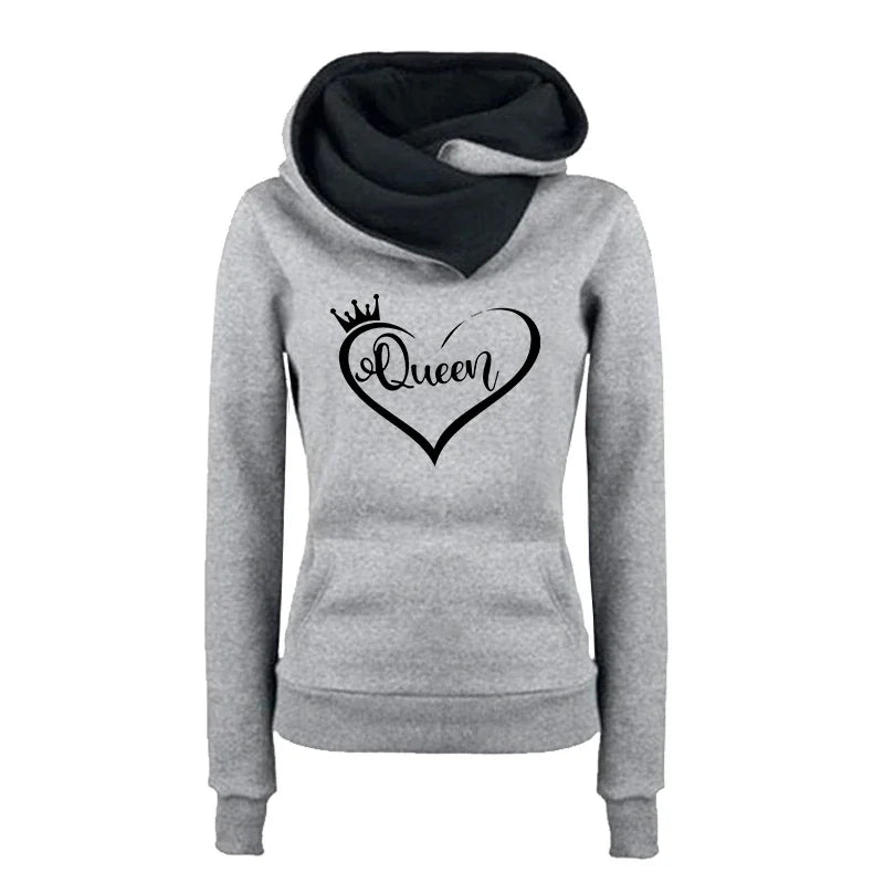 Women's Hooded Pullover Tracksuit – Full Length Casual Jogger Set