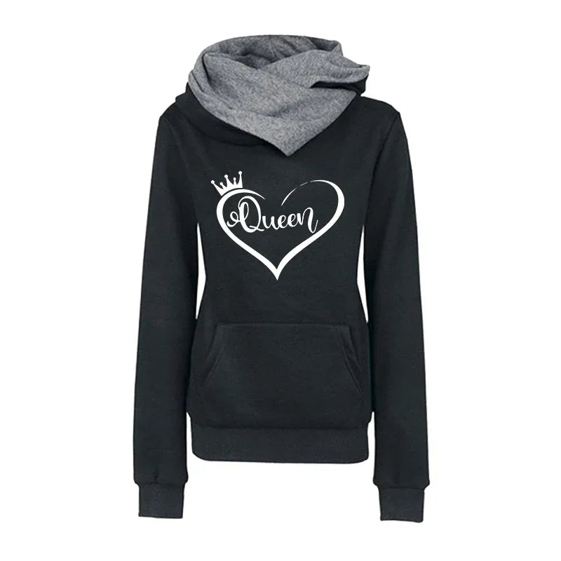 Women's Hooded Pullover Tracksuit – Full Length Casual Jogger Set