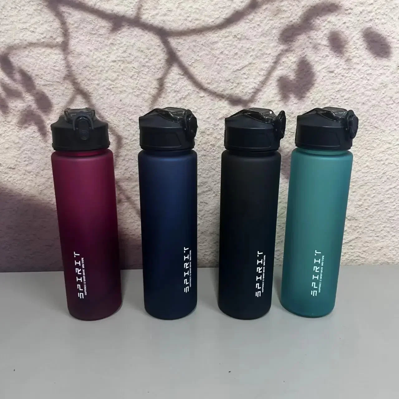 750ml Sports Water Bottle with Straw & Carrying Cord