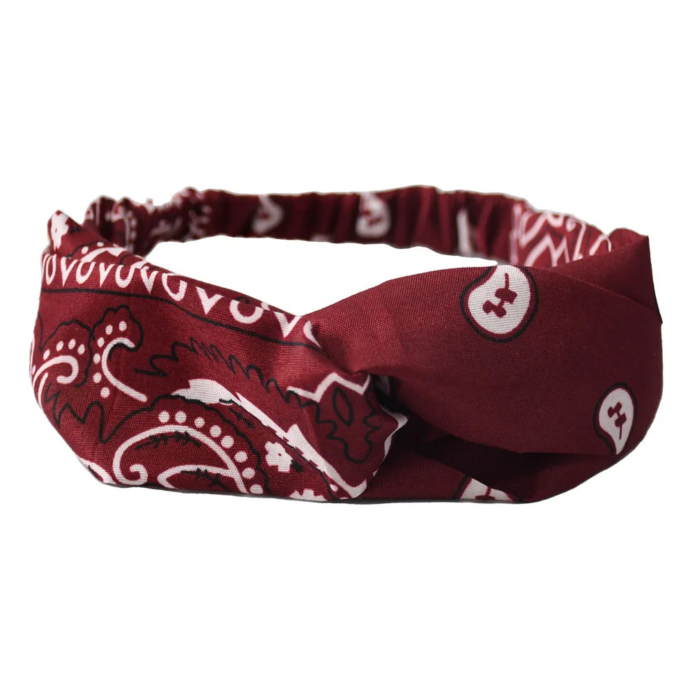 Knotted Running Headband - Sweat-Absorbing Sports Headband