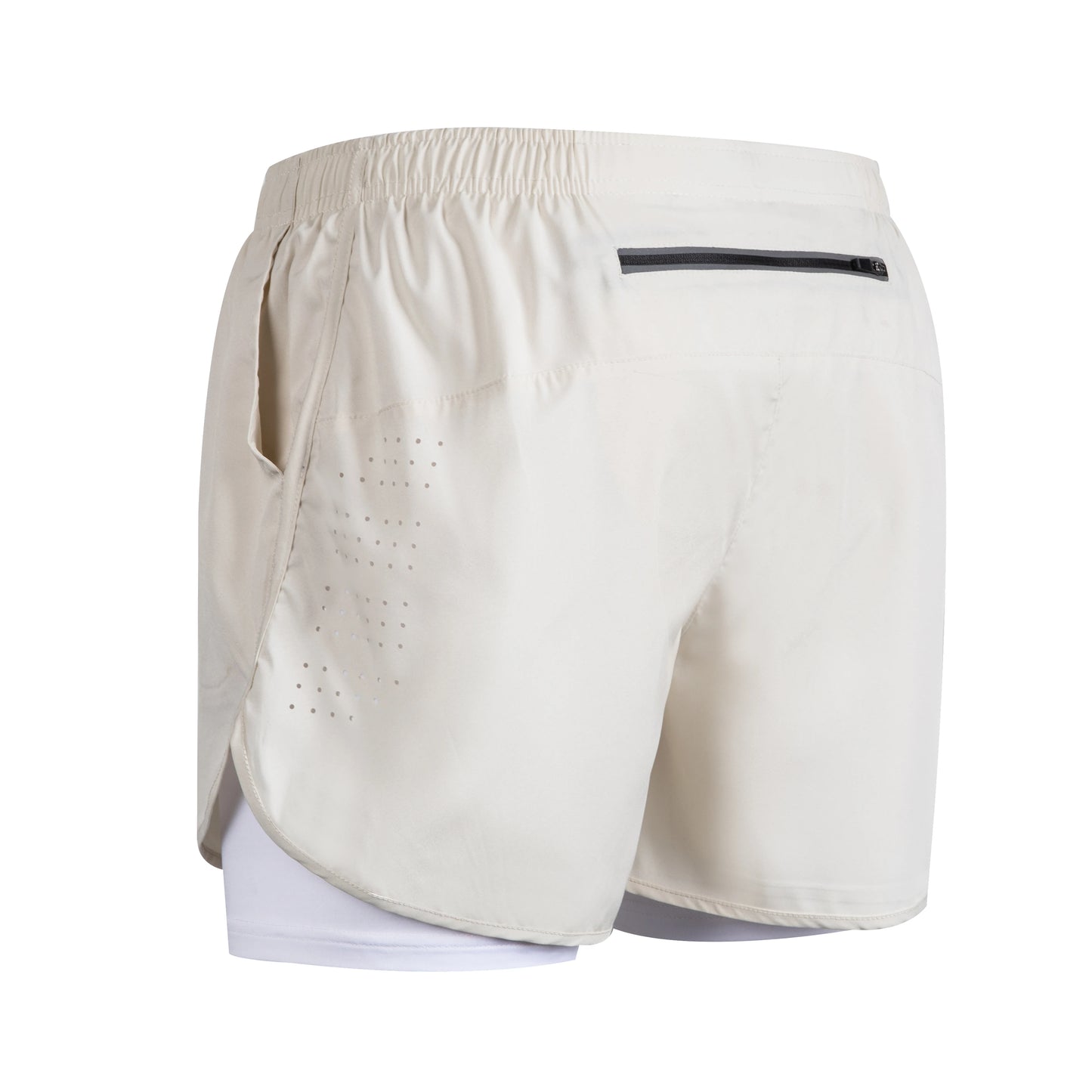 Men's 2-in-1 Running Shorts - Quick Dry Double Layer Bodybuilding Shorts