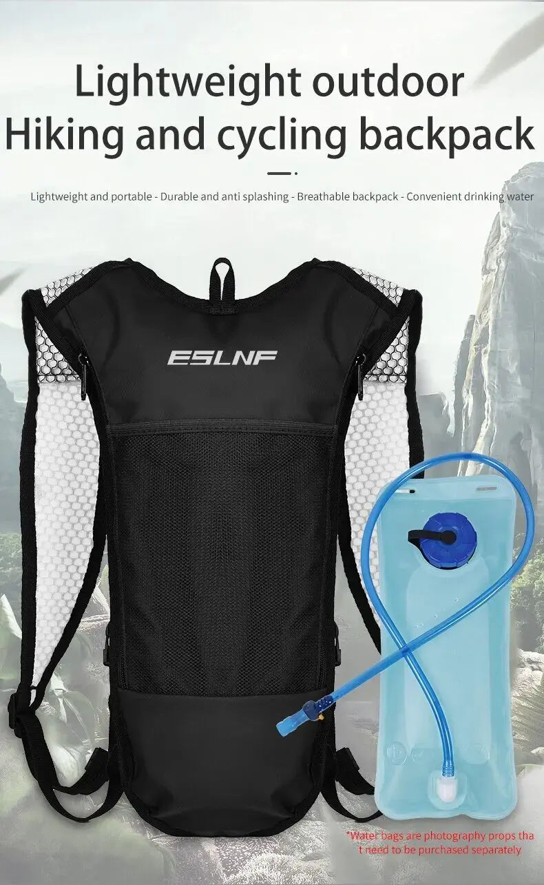 Hydration Backpack for Running, Cycling & Hiking - Lightweight Water Pack