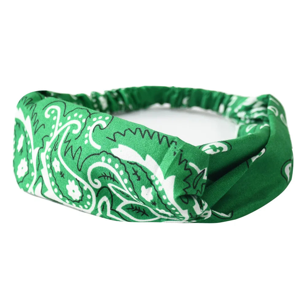 Knotted Running Headband - Sweat-Absorbing Sports Headband