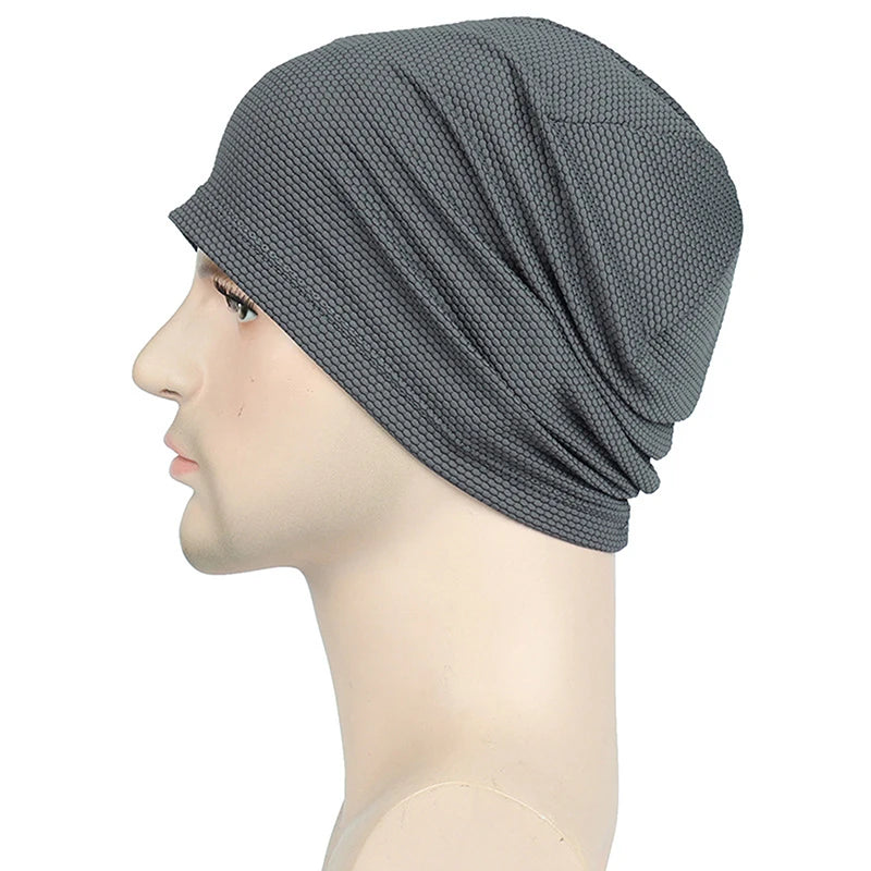 Men's Summer Running Hat - Quick-Dry Mesh Beanie