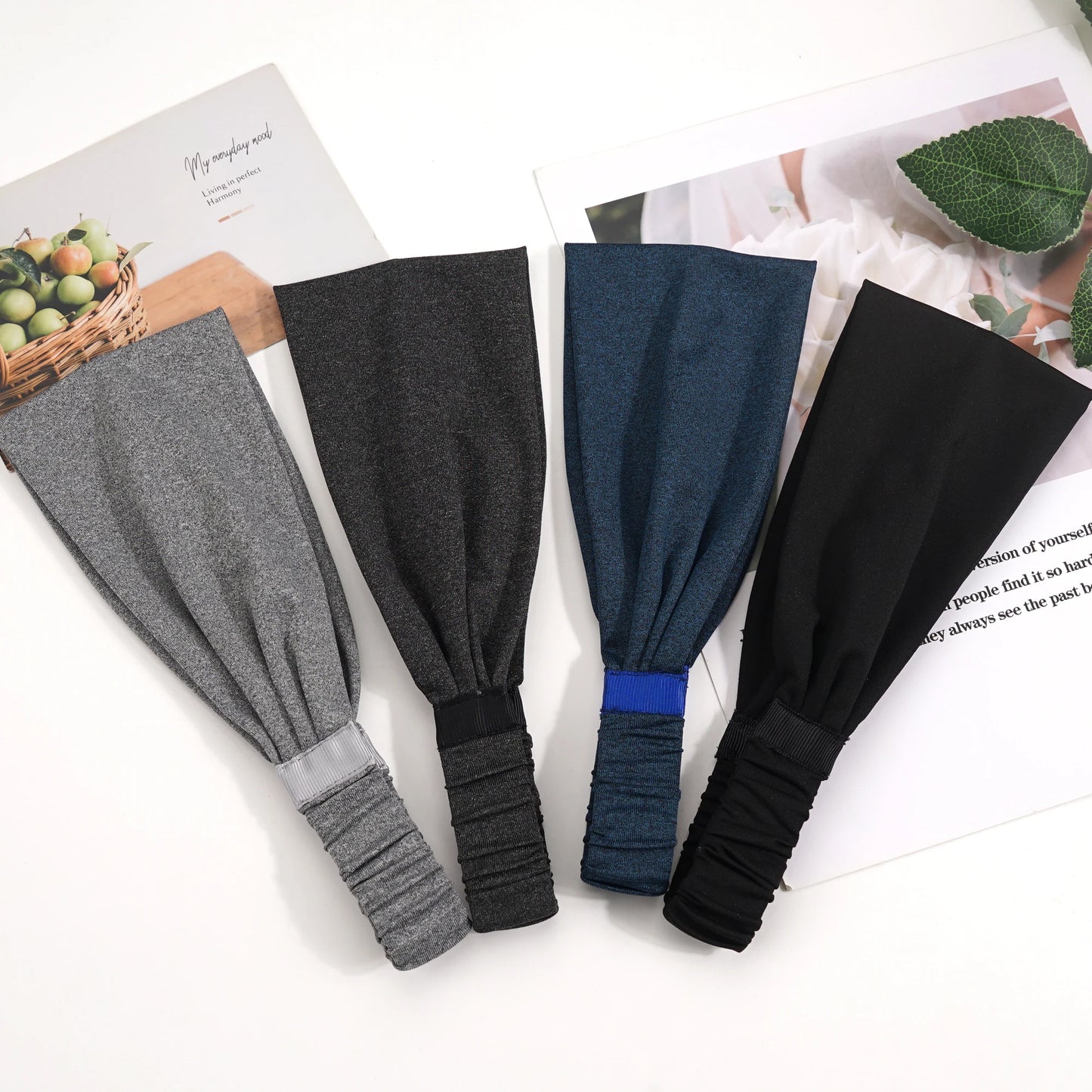 Elastic Running Headband - Soft Sweatband for Gym & Fitness