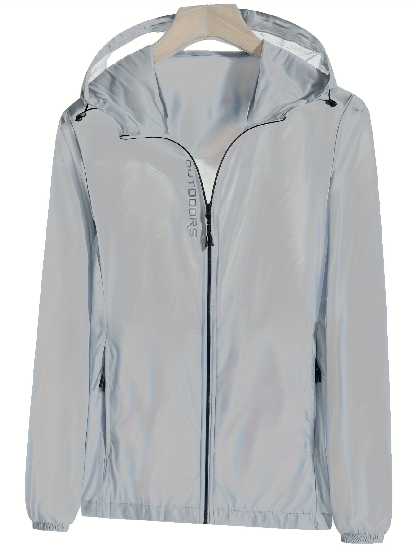 Women's Breathable Running Hoodie - Outdoor Sports Jacket with Drawstring