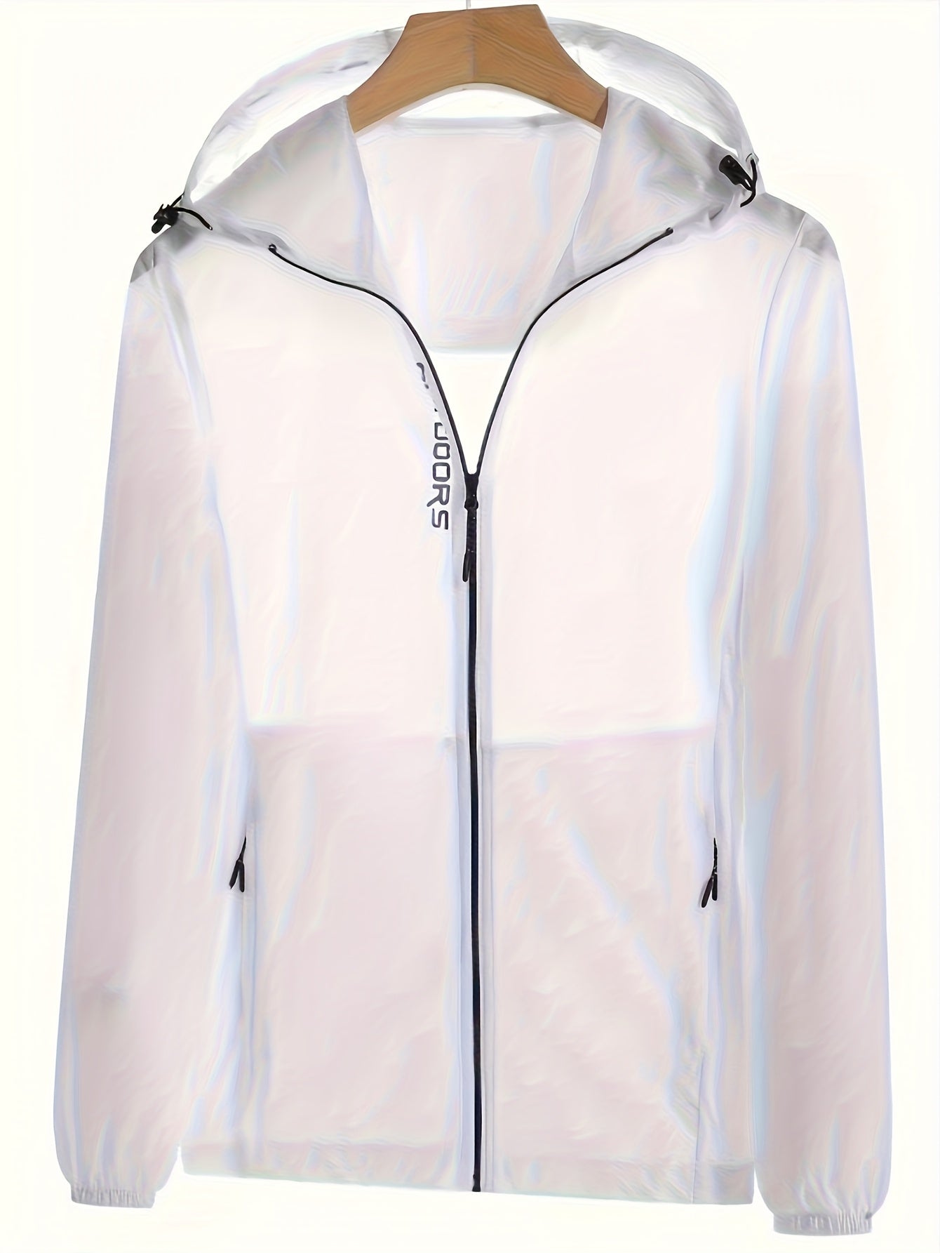 Women's Breathable Running Hoodie - Outdoor Sports Jacket with Drawstring