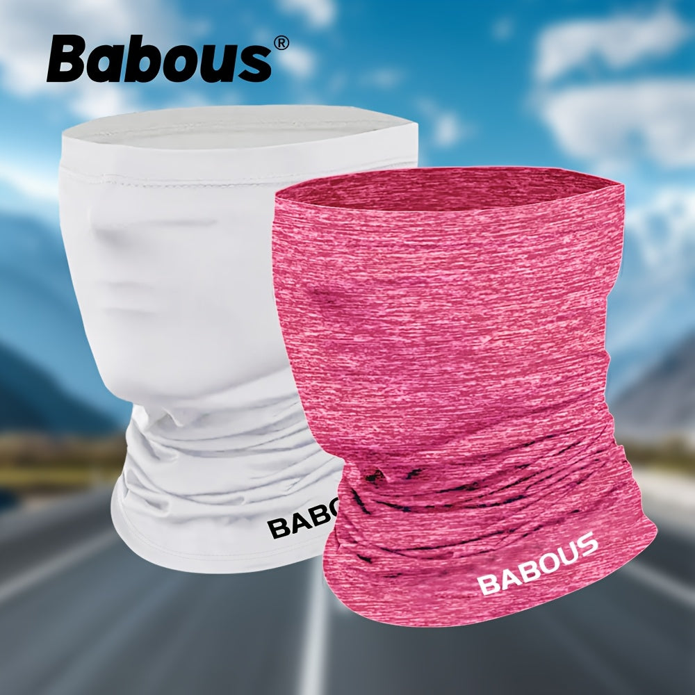 versatile running face mask and neck gaiter