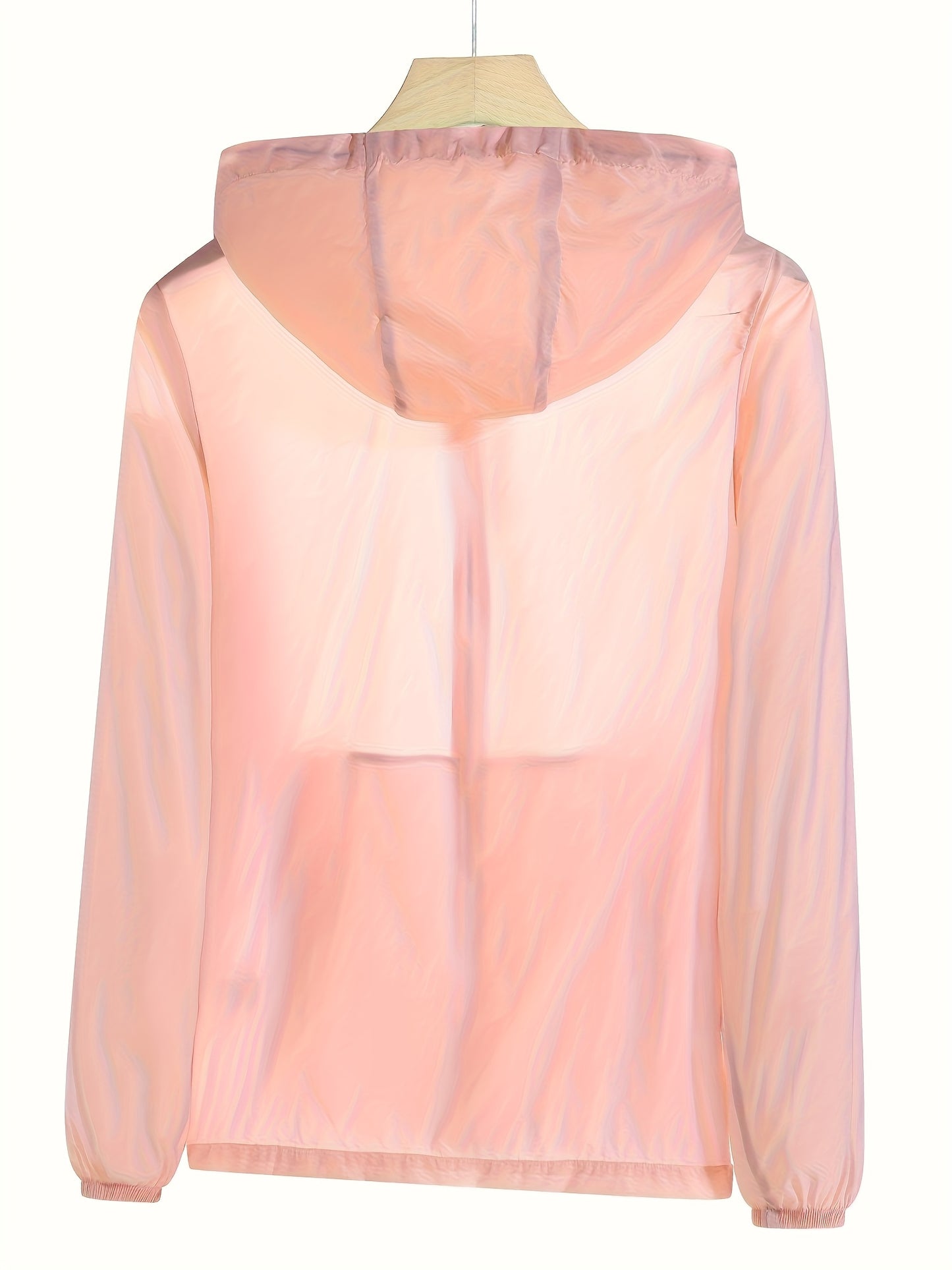 Women's Breathable Running Hoodie - Outdoor Sports Jacket with Drawstring